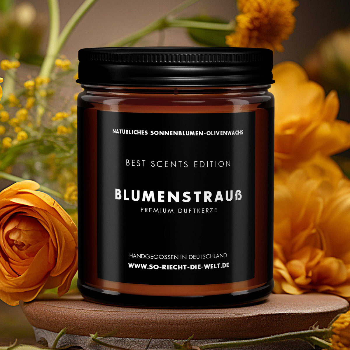 Blumenstrauß Kerze - Best Scents Edition