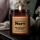 Individuelle letzter Nerv Duftkerze, Kerze, individueller Name Kerze, lustiges Geschenk