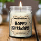 Happy Birthday Kerze Männer Geburtstagsgeschenke für Sie Geburtstagsgeschenke für Ihn Geschenk zum Geburtstag lustige Geschenke Freundin