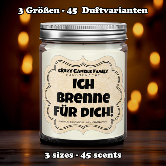 Ich brenne für dich! Geschenk Jahrestag Geschenke Fernbeziehung beste Freund Geschenk Geschenke für ihn Geschenke für sie liebe ich vermisse