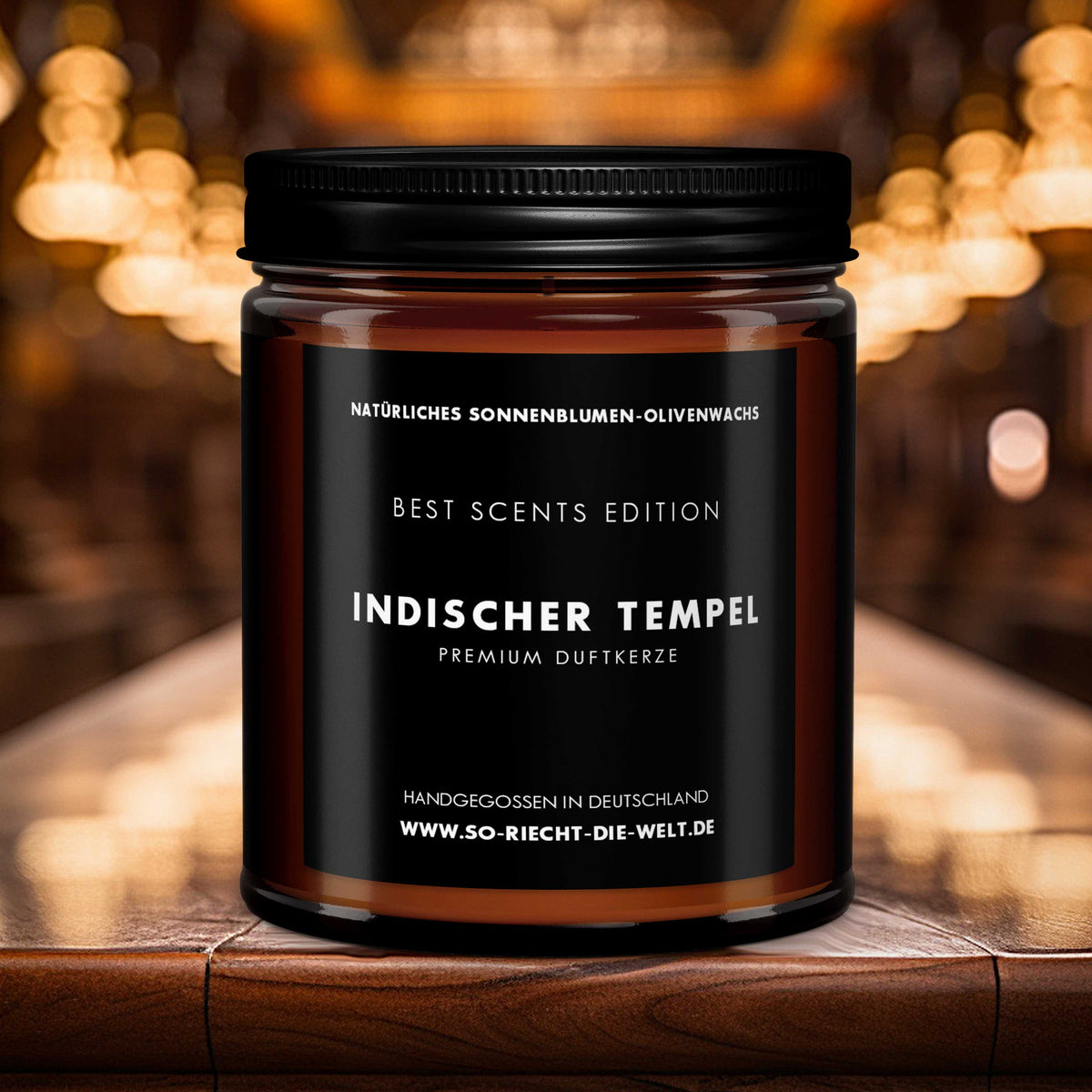 Indischer-Tempel Kerze - Best Scents Edition