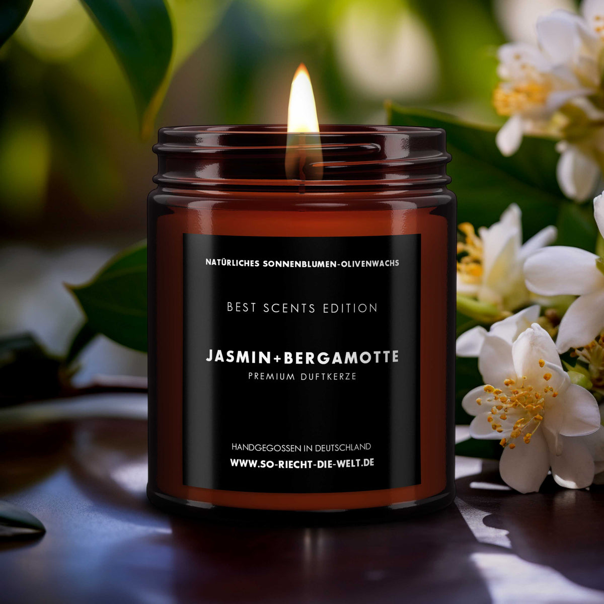 Jasmin & Bergamotte Kerze - Best Scents Edition
