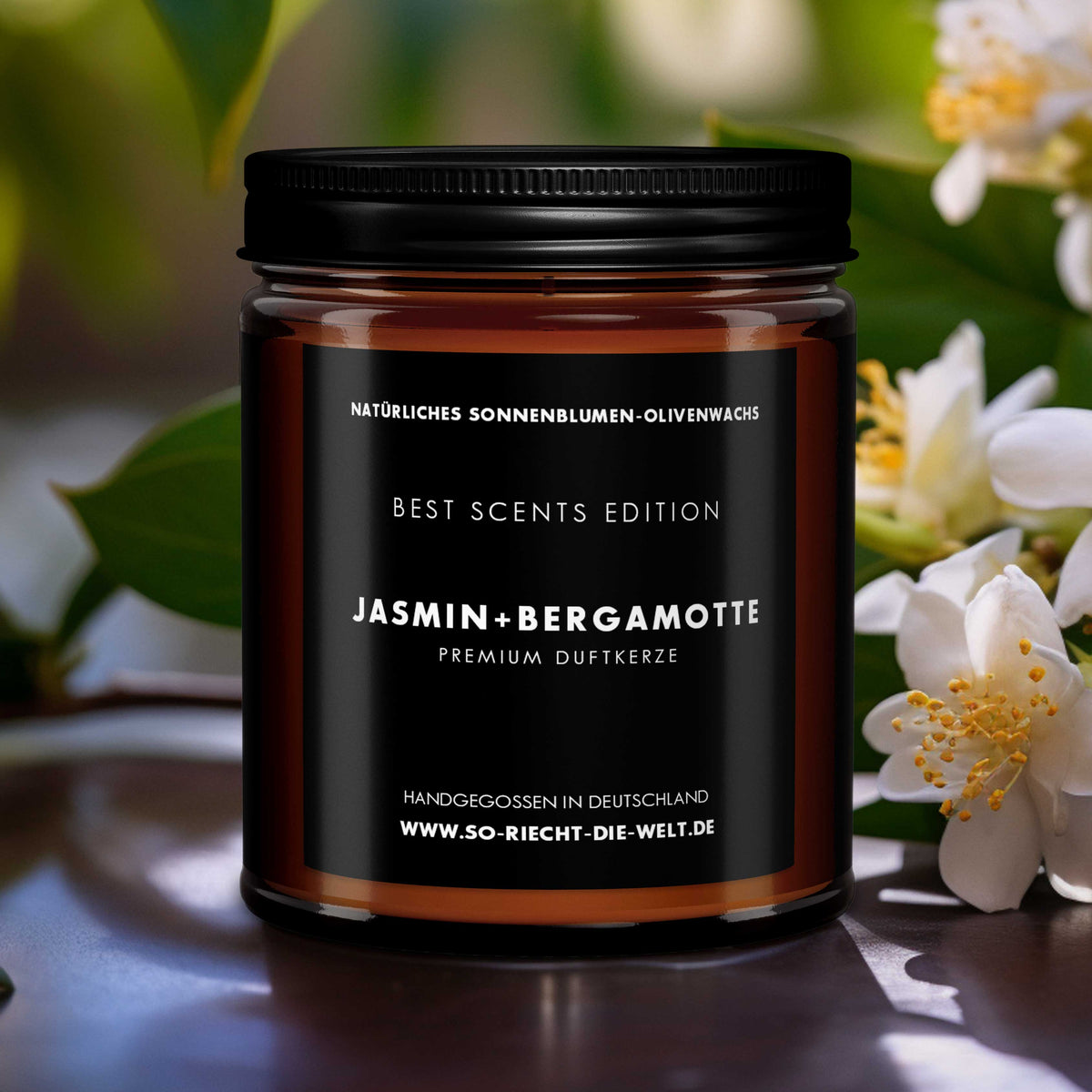 Jasmin & Bergamotte Kerze - Best Scents Edition