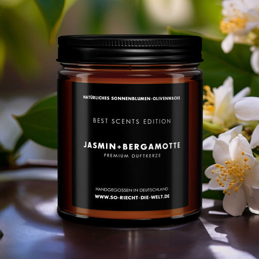 Jasmin & Bergamotte Kerze - Best Scents Edition