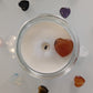 KREATIVITÄT & SELBSTVERTRAUEN - Karneol Kristall Duftkerze - Bergamotte | Kaschmir - Heilende Kerze, Edelsteine, Reiki, Kristall, Stein, Heilung, Reinigung, Meditation, Geschenk