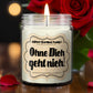 Ohne Dich geht nich! Liebes Geschenk Jahrestag Geschenke Beziehung Partner Liebe Geschenk Geschenke für ihn Geschenke für ich liebe ich