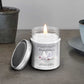 KRAFT - Quarz Kristall Duftkerze - Gletscher | Morgenluft - Heilende Kerze, Edelsteine, Reiki, Kristall, Stein, Heilung, Reinigung, Meditation, Geschenk