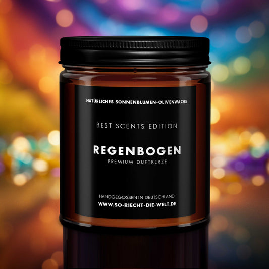 Regenbogen Kerze - Best Scents Edition