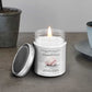 LIEBE - Rosenquarz Kristall Duftkerze - Kaschmir |  Patchouli | Jasmin - Heilende Kerze, Edelsteine, Reiki, Kristall, Stein, Heilung, Reinigung, Meditation