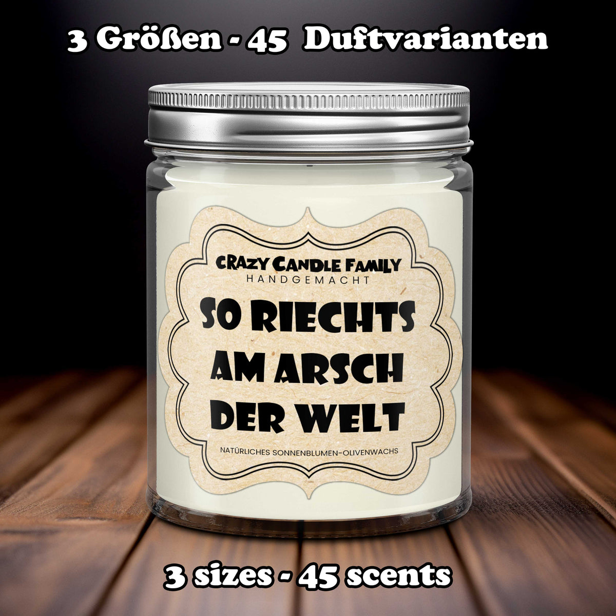 So riechts am Arsch der Welt - lustige Kerze Geburtstagsgeschenke für Frauen Geburtstag für beste Freundin Geburtstag Schwester Familie Spaß