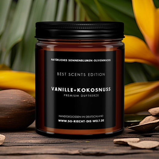 Vanille & Kokosnuss Kerze - Best Scents Edition