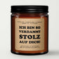 Ich bin so verdammt stolz auf dich, Geschenkkerze, Abschlussgeschenk, lustiges Abschlussgeschenk, Abschlussgeschenk für die Schwester, Abschlussgeschenk für die beste Freundin Duftkerze, Kerze