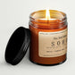 Soho Kerze - New York Edition - Vanille | schwarzer Ambra | Sandelholz
